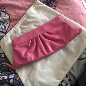 Lauren Merkin pink clutch brand new
